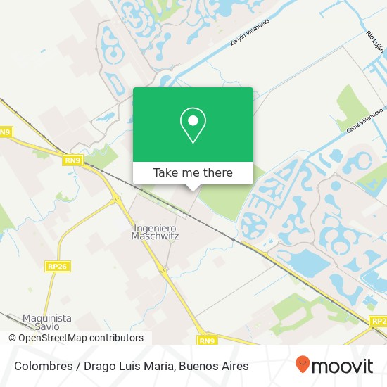 Mapa de Colombres / Drago Luis María