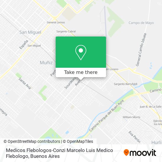 Medicos Flebologos-Conzi Marcelo Luis Medico Flebologo map