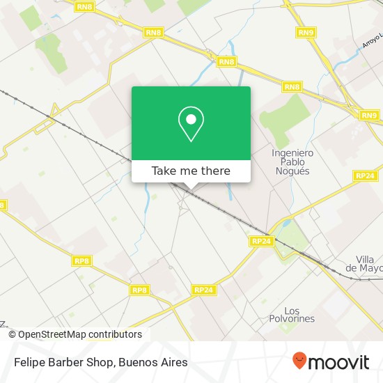 Felipe Barber Shop map