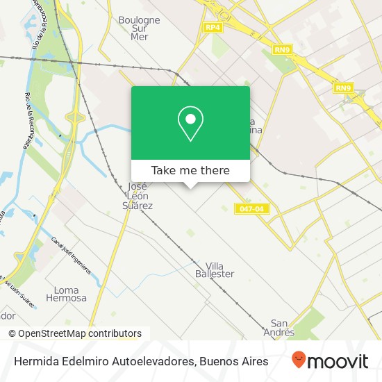 Mapa de Hermida Edelmiro Autoelevadores