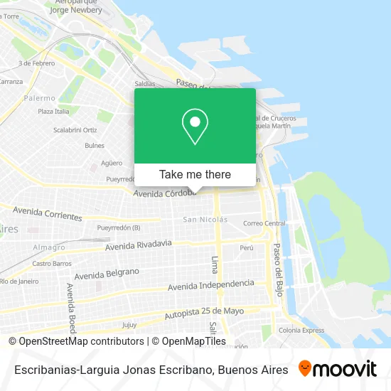 Mapa de Escribanias-Larguia Jonas Escribano