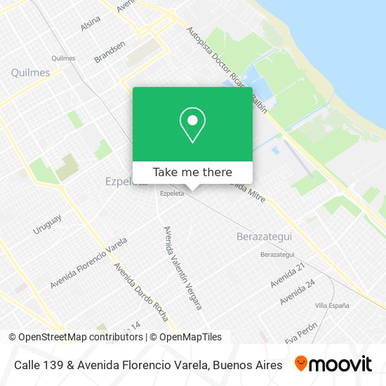 Calle 139 & Avenida Florencio Varela map