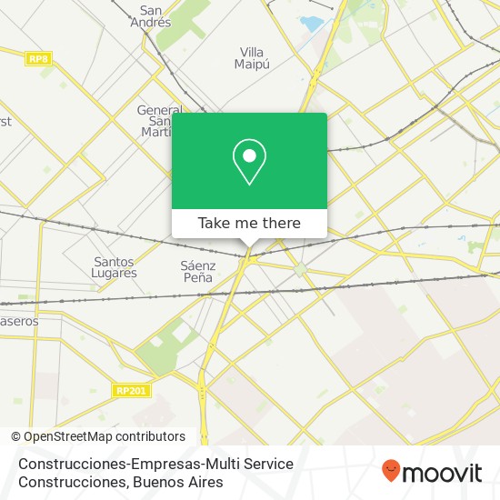 Construcciones-Empresas-Multi Service Construcciones map