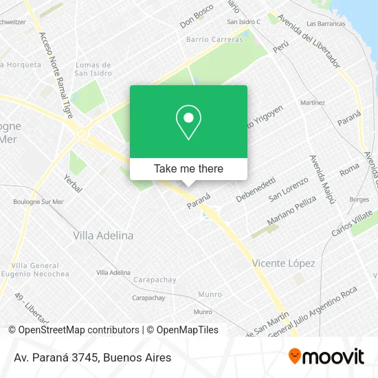 Av. Paraná 3745 map