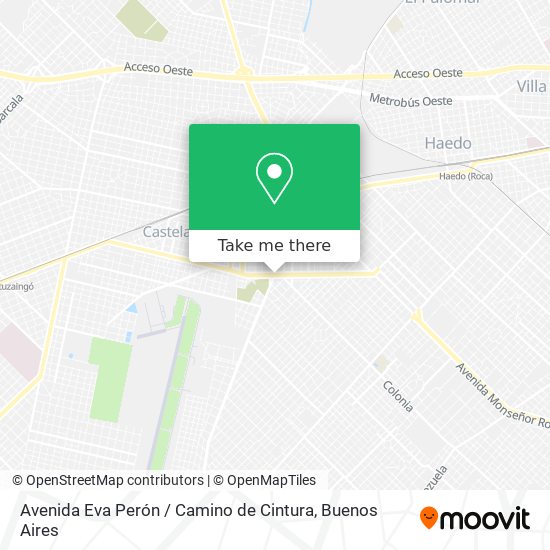 Avenida Eva Perón / Camino de Cintura map