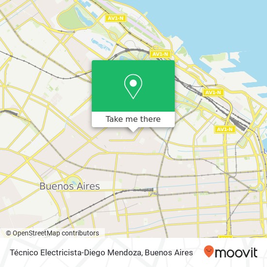 Técnico Electricista-Diego Mendoza map