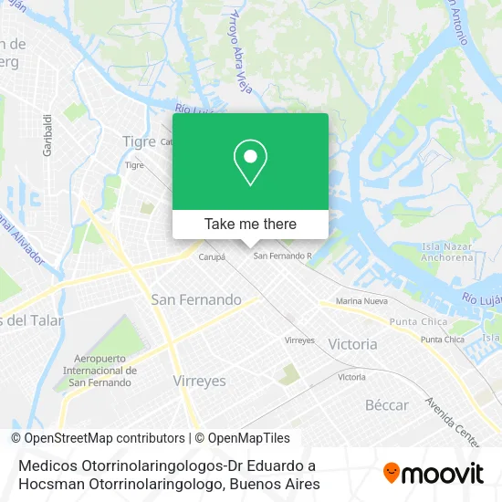 Medicos Otorrinolaringologos-Dr Eduardo a Hocsman Otorrinolaringologo map