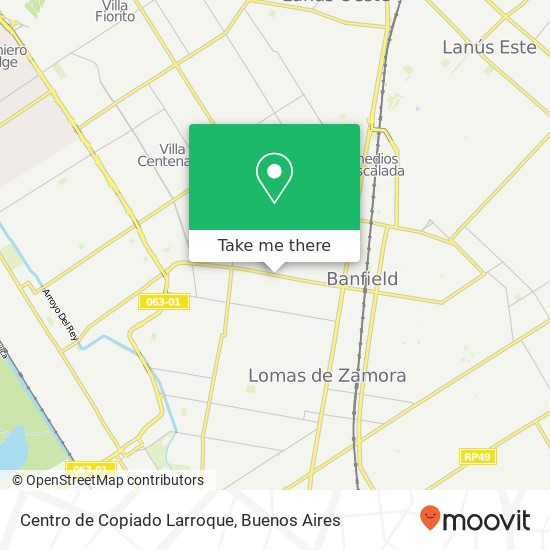 Mapa de Centro de Copiado Larroque