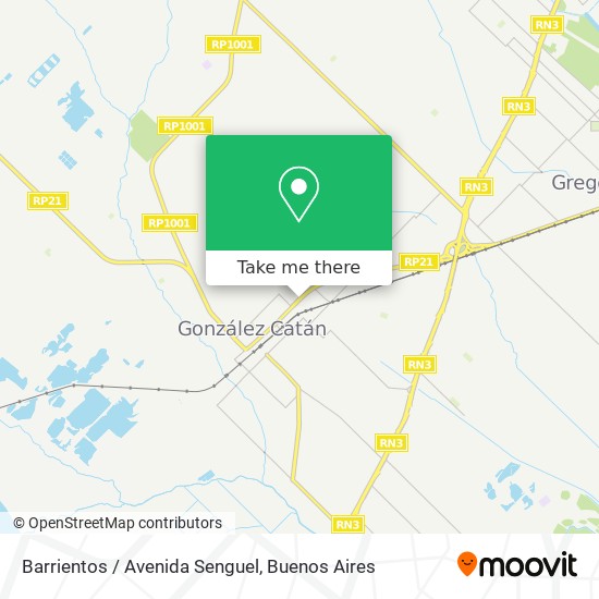Barrientos / Avenida Senguel map