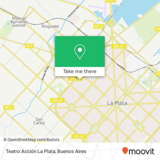 Teatro Acción La Plata map