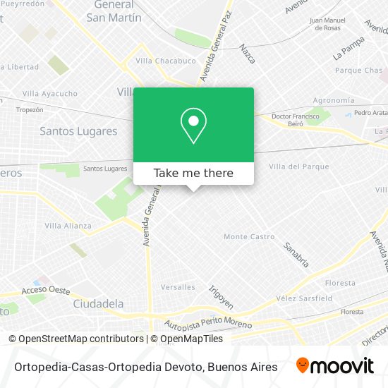 Ortopedia-Casas-Ortopedia Devoto map
