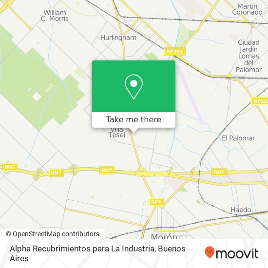 Alpha Recubrimientos para La Industria map