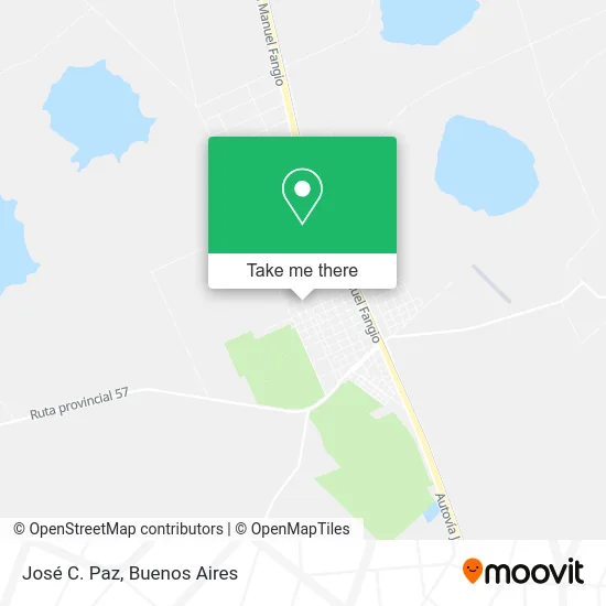 José C. Paz map