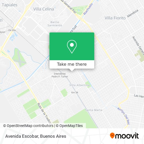 Mapa de Avenida Escobar