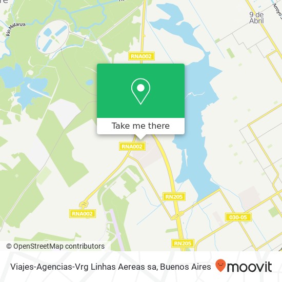 Viajes-Agencias-Vrg Linhas Aereas sa map