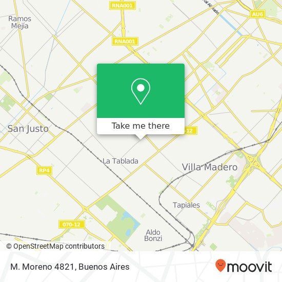 M. Moreno 4821 map