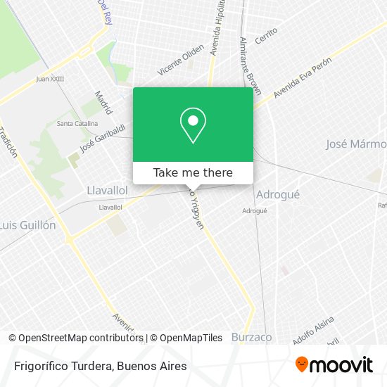 Frigorífico Turdera map