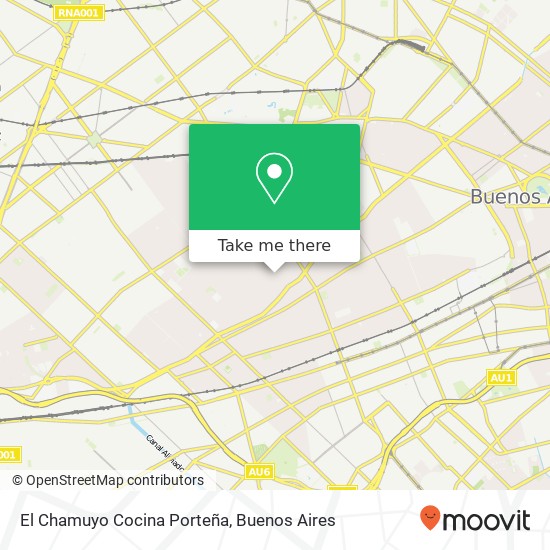 El Chamuyo Cocina Porteña map