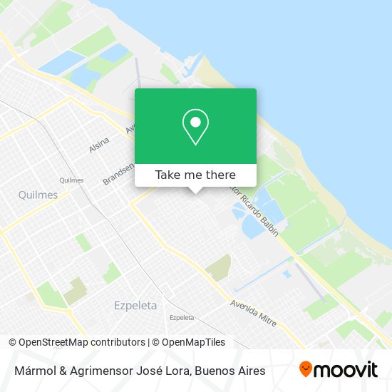Mapa de Mármol & Agrimensor José Lora
