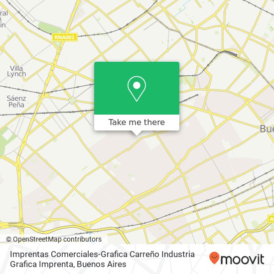 Imprentas Comerciales-Grafica Carreño Industria Grafica Imprenta map