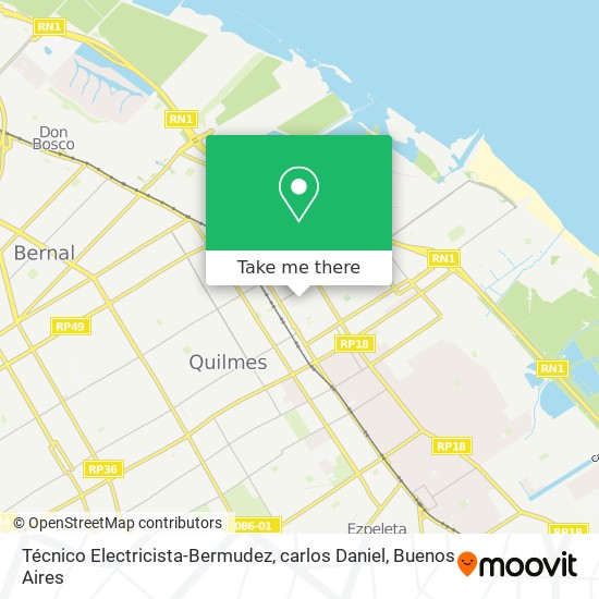 Técnico Electricista-Bermudez, carlos Daniel map