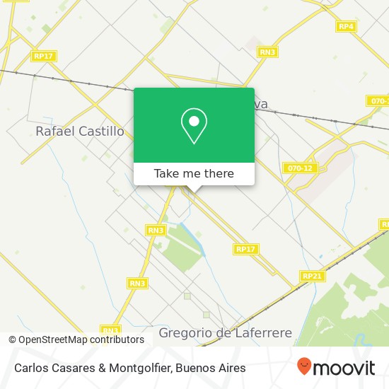 Carlos Casares & Montgolfier map