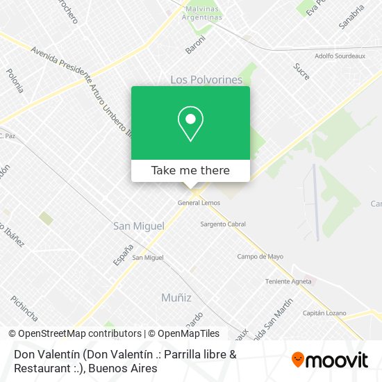 Don Valentín (Don Valentín .: Parrilla libre & Restaurant :.) map