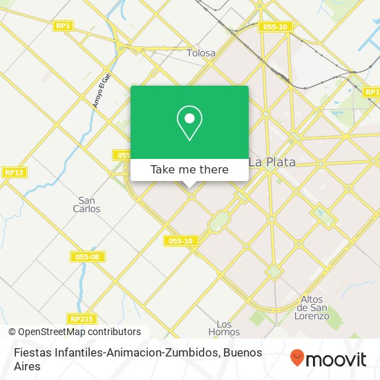 Fiestas Infantiles-Animacion-Zumbidos map