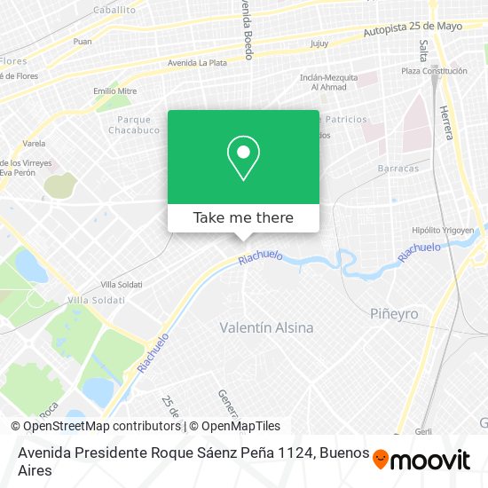 Avenida Presidente Roque Sáenz Peña 1124 map