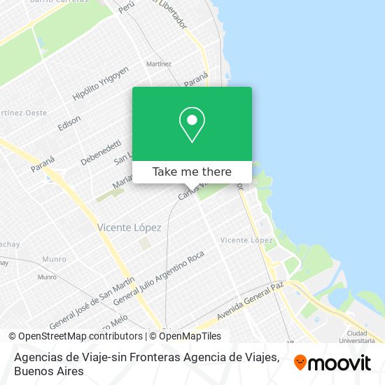 Mapa de Agencias de Viaje-sin Fronteras Agencia de Viajes