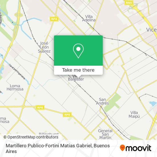 Mapa de Martillero Publico-Fortini Matias Gabriel