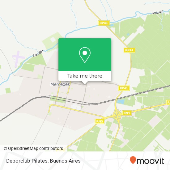 Deporclub Pilates map