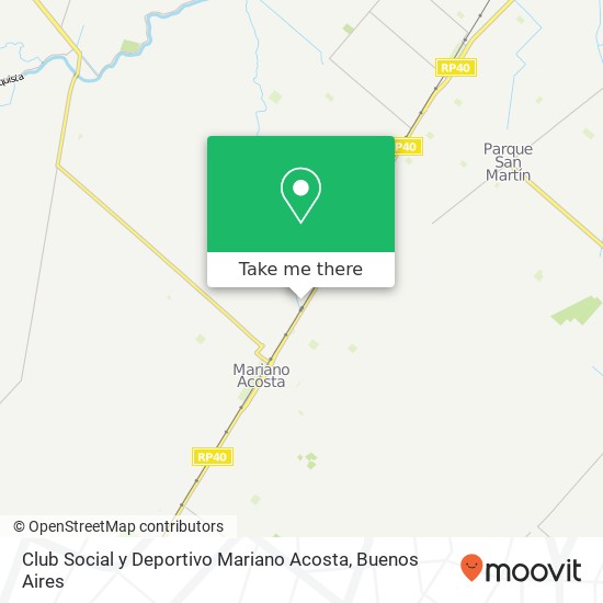 Club Social y Deportivo Mariano Acosta map