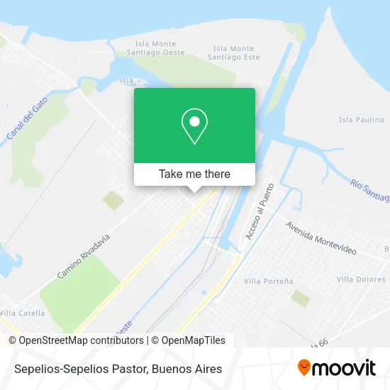 Sepelios-Sepelios Pastor map