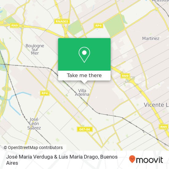 José María Verduga & Luis María Drago map