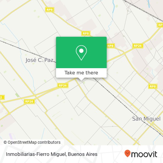 Inmobiliarias-Fierro Miguel map