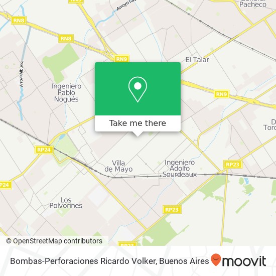 Mapa de Bombas-Perforaciones Ricardo Volker