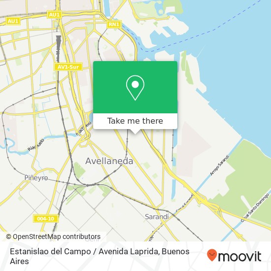 Estanislao del Campo / Avenida Laprida map