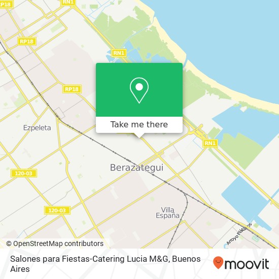 Salones para Fiestas-Catering Lucia M&G map