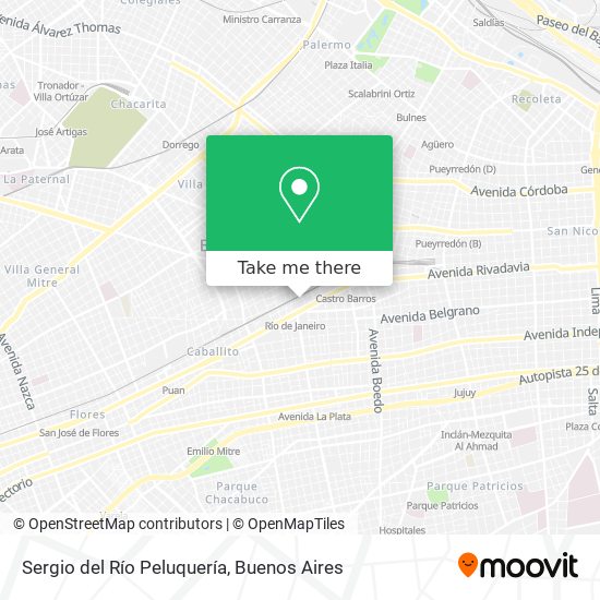 Mapa de Sergio del Río Peluquería