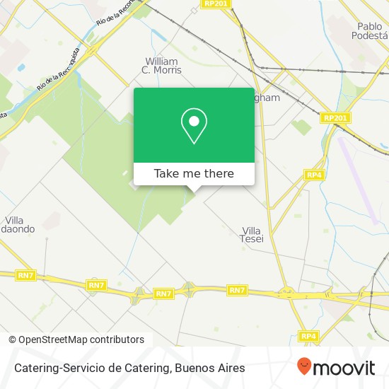 Catering-Servicio de Catering map