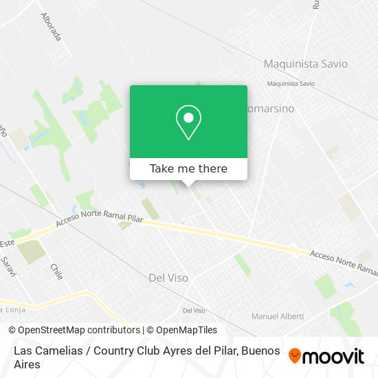 Las Camelias / Country Club Ayres del Pilar map