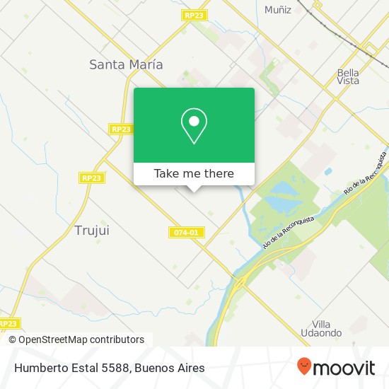 Humberto Estal 5588 map