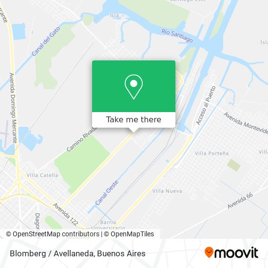 Blomberg / Avellaneda map