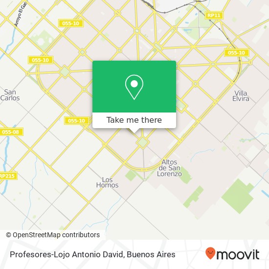 Profesores-Lojo Antonio David map