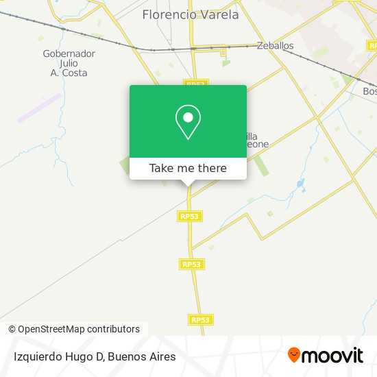 Izquierdo Hugo D map