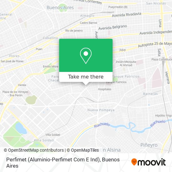 Perfimet (Aluminio-Perfimet Com E Ind) map