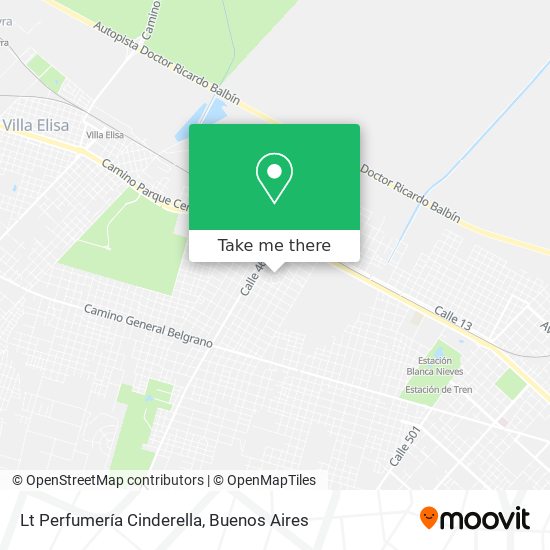 Mapa de Lt Perfumería Cinderella