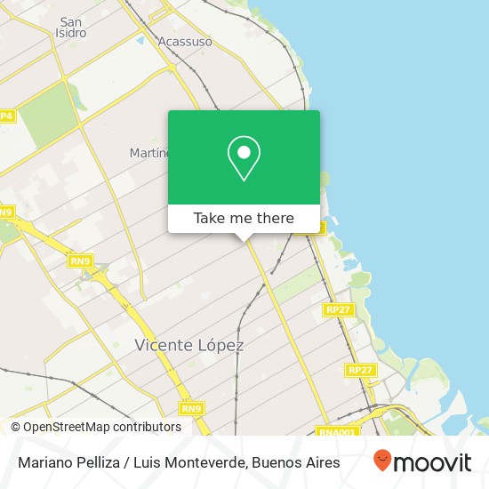 Mariano Pelliza / Luis Monteverde map