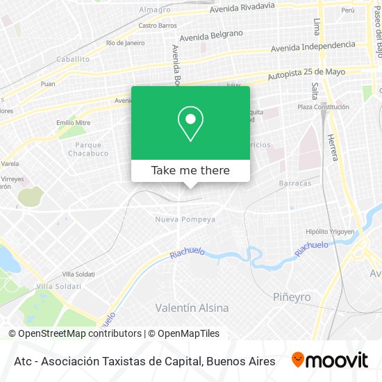 Mapa de Atc - Asociación Taxistas de Capital